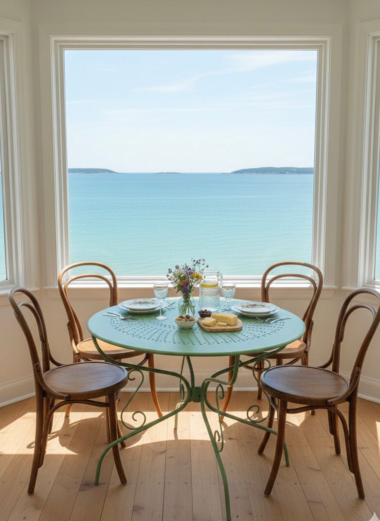 fa947 French vintage cafe table