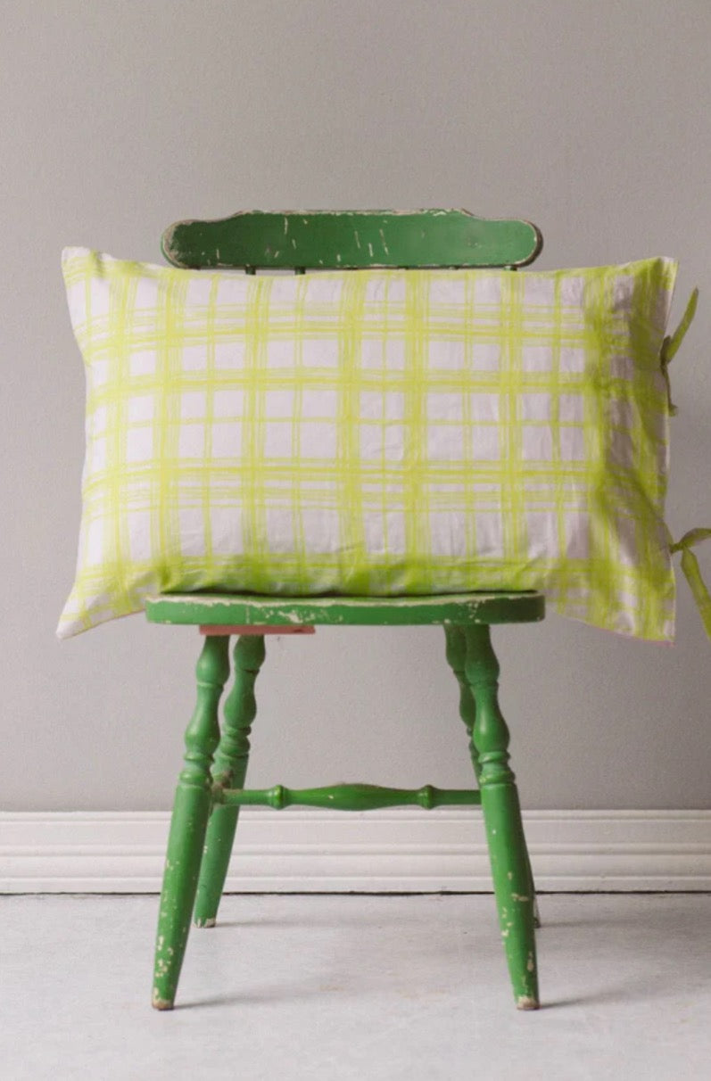 Beautiful Organic printed pair of pillowslips,reversible