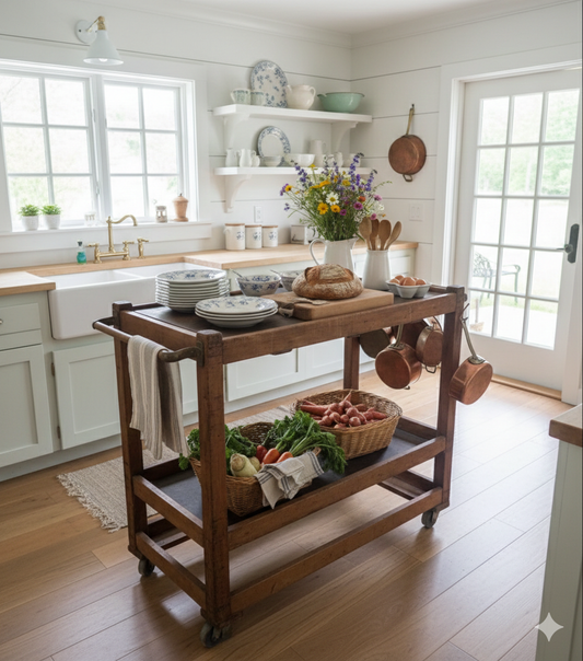 TF Mid century Work trolley