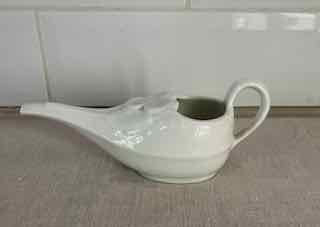 fa4097 French porcelaine vintage jug