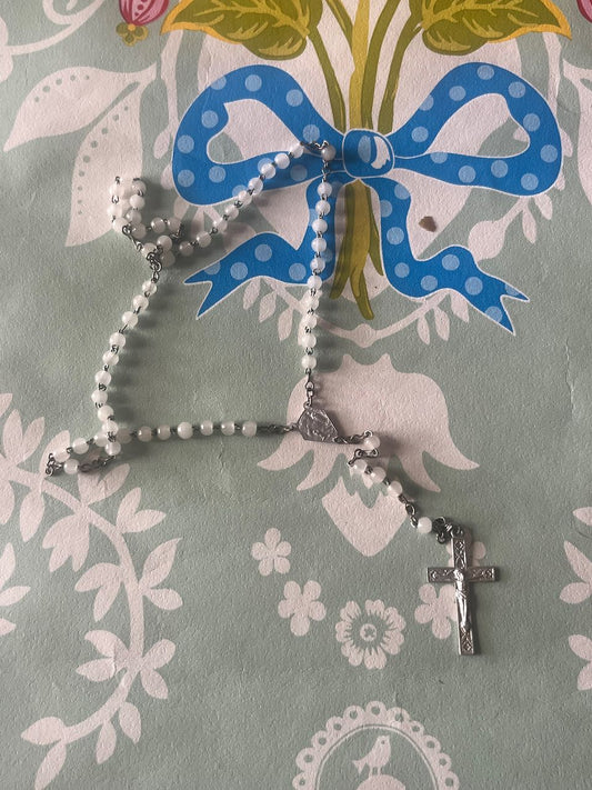French vintage rosary beads