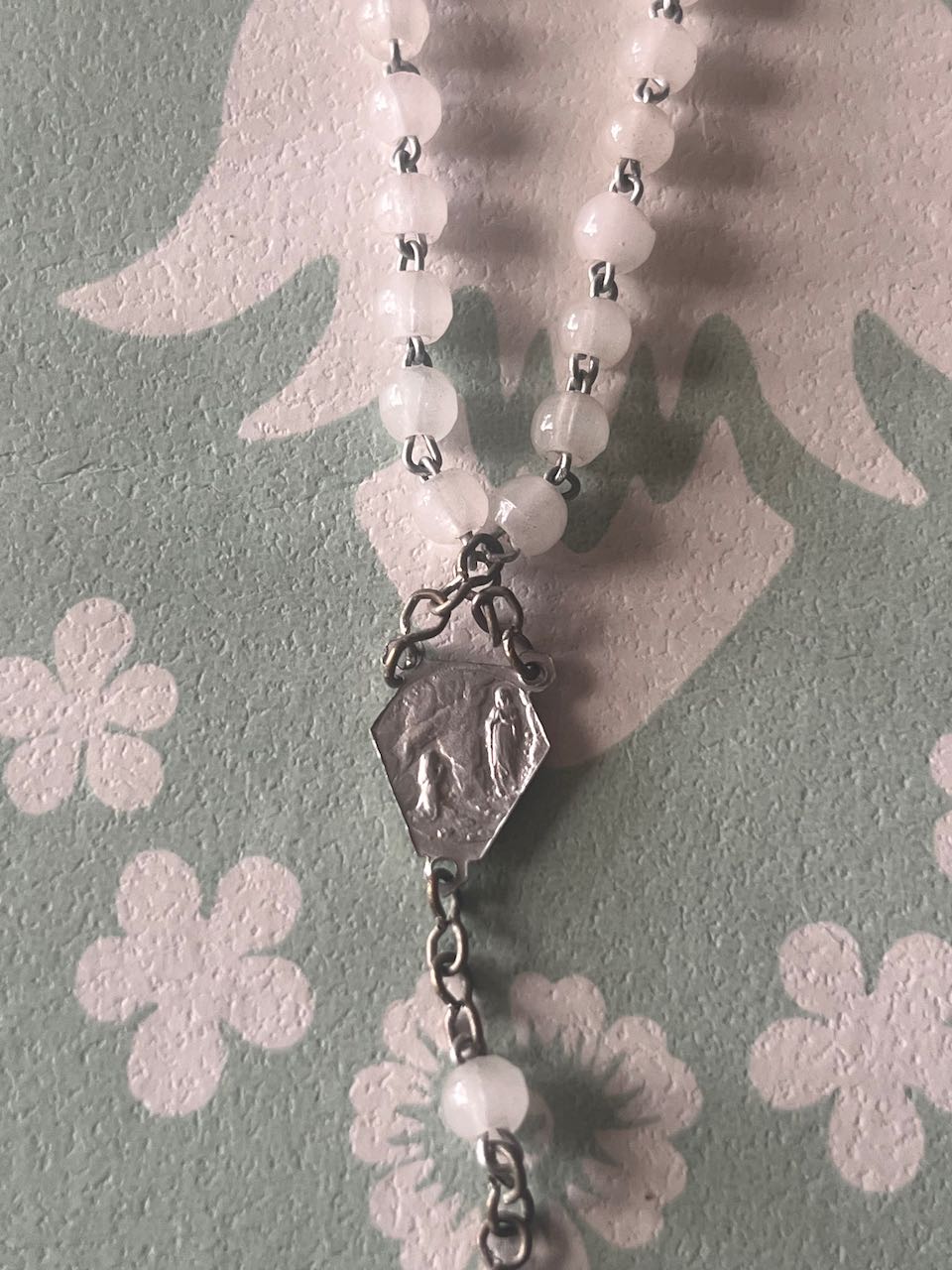 French vintage rosary beads