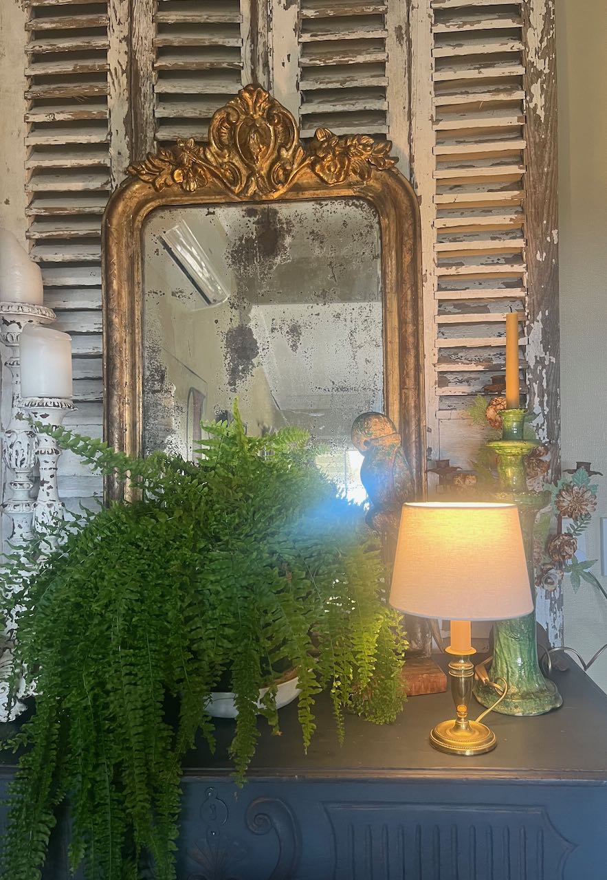 Pair of small brass French vintage Lamps. Re wired