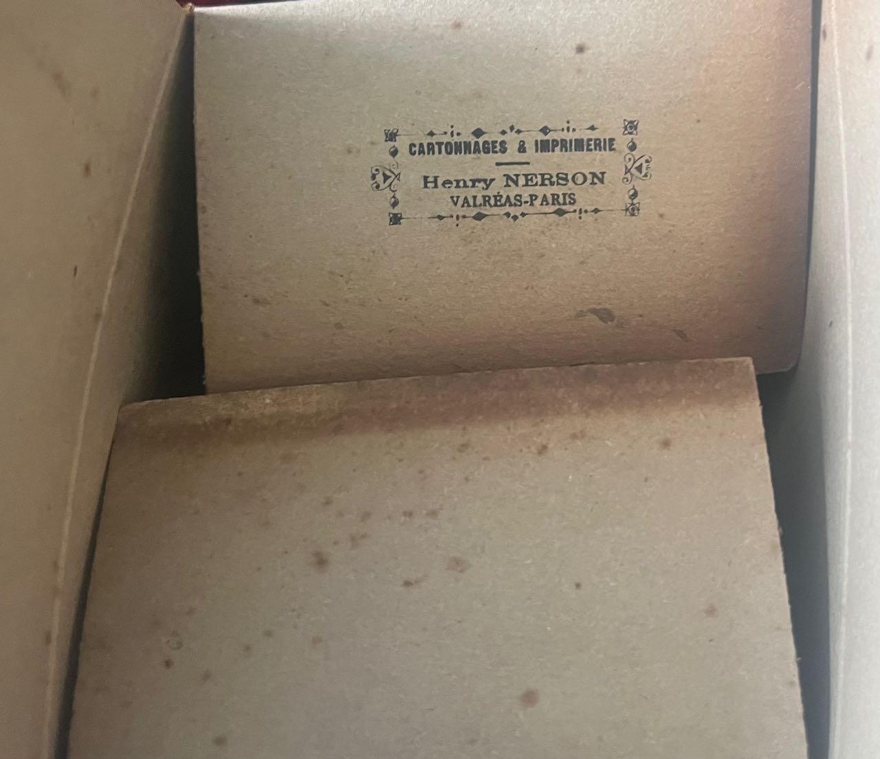 Antique french pharmacy cartons