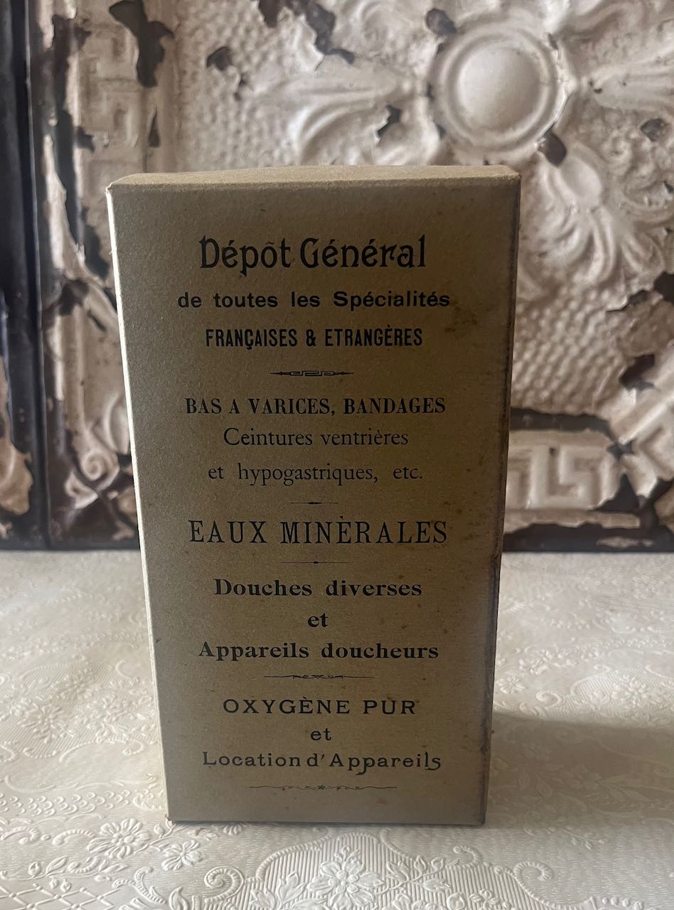 Antique french pharmacy cartons