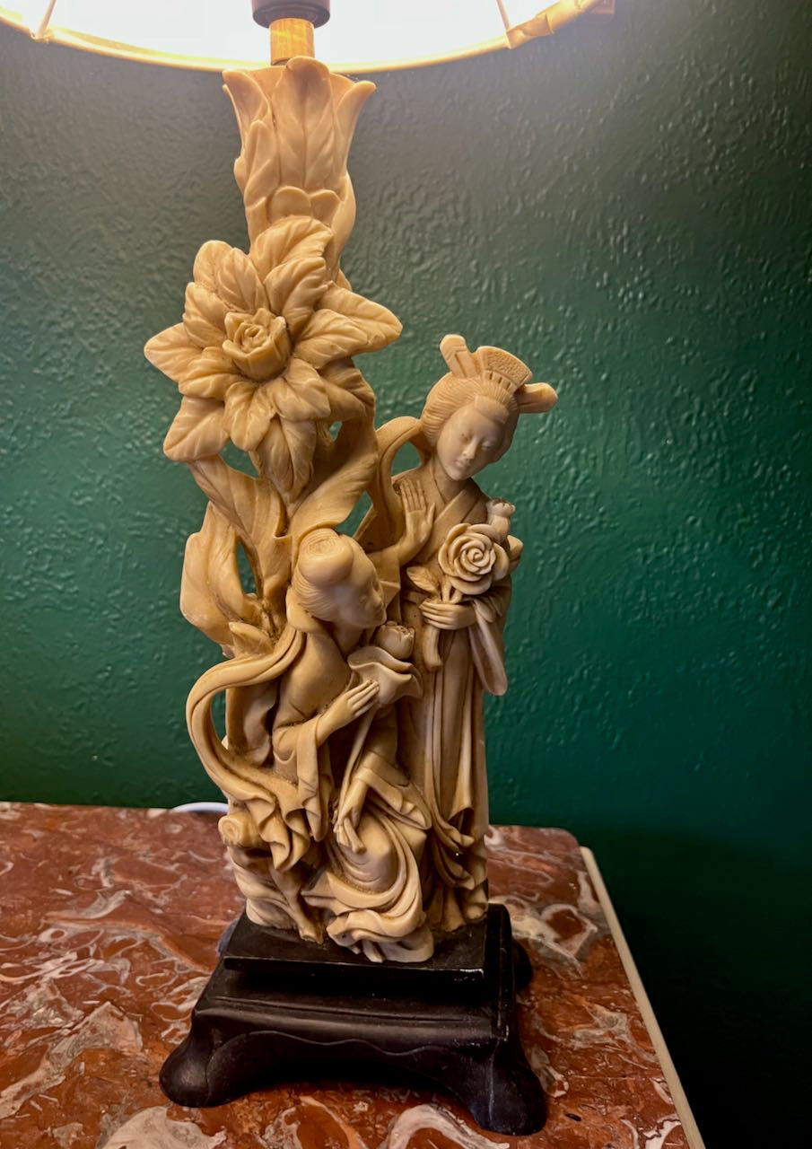 These table lamps were designed by the Italian sculptor Amilcare Santini (1910–1975) and were likely produced in the mid-20th century, specifically between the 1940s and 1960s
