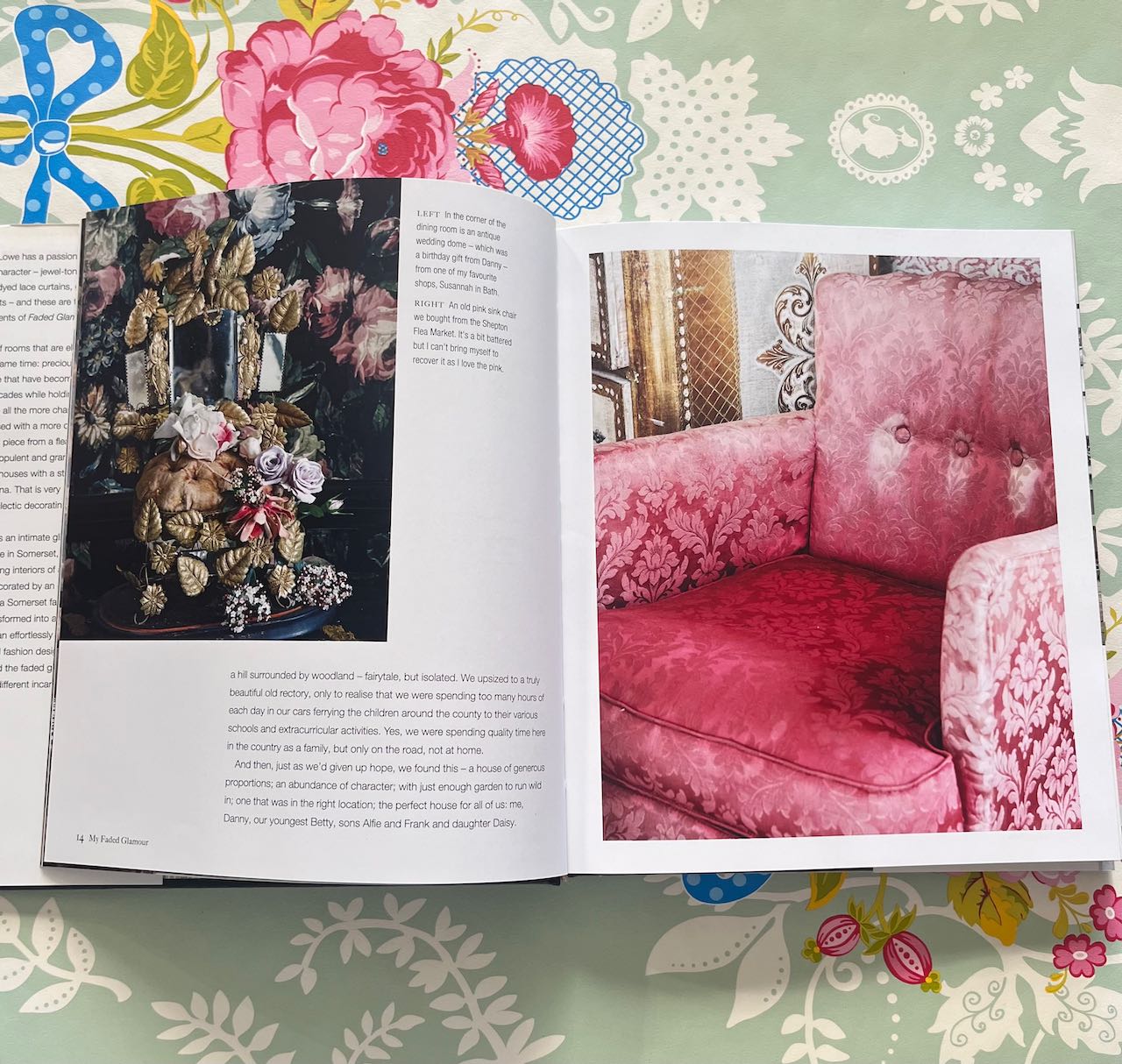 Faded Glamour: Inspirational Interiors and Beautiful Homes by Pearl Lowe (shop display books)