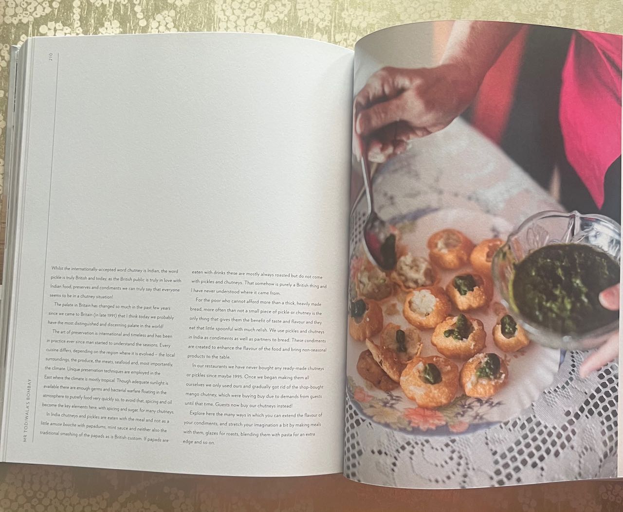 Mr Todiwala’s Bombay: Recipes , Memories from India by Cyrus Todiwala (shop display)