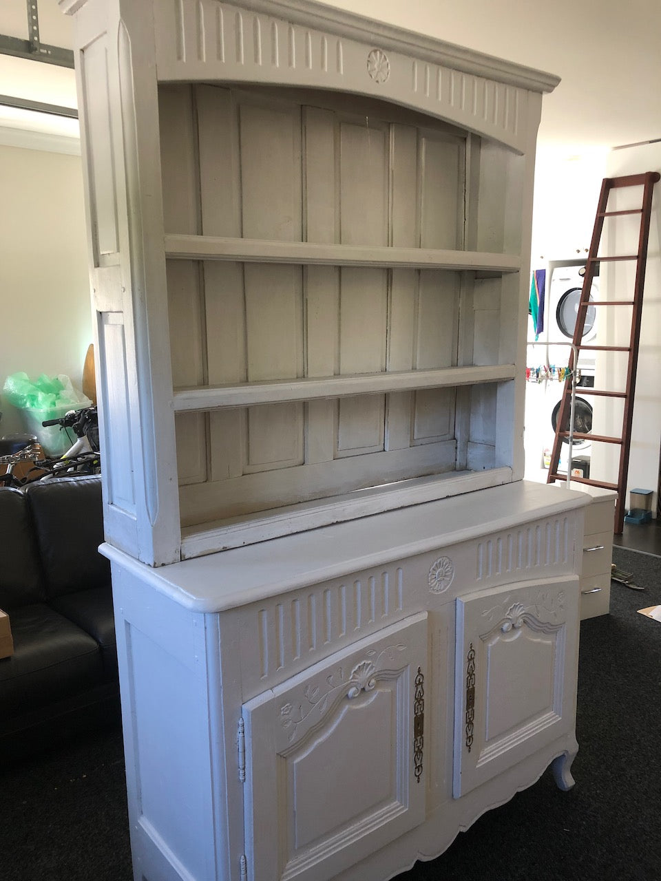 RD Antique French painted Buffet, rustique