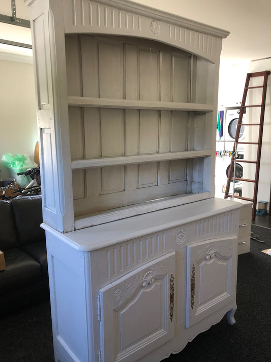 RD Antique French painted Buffet, rustique