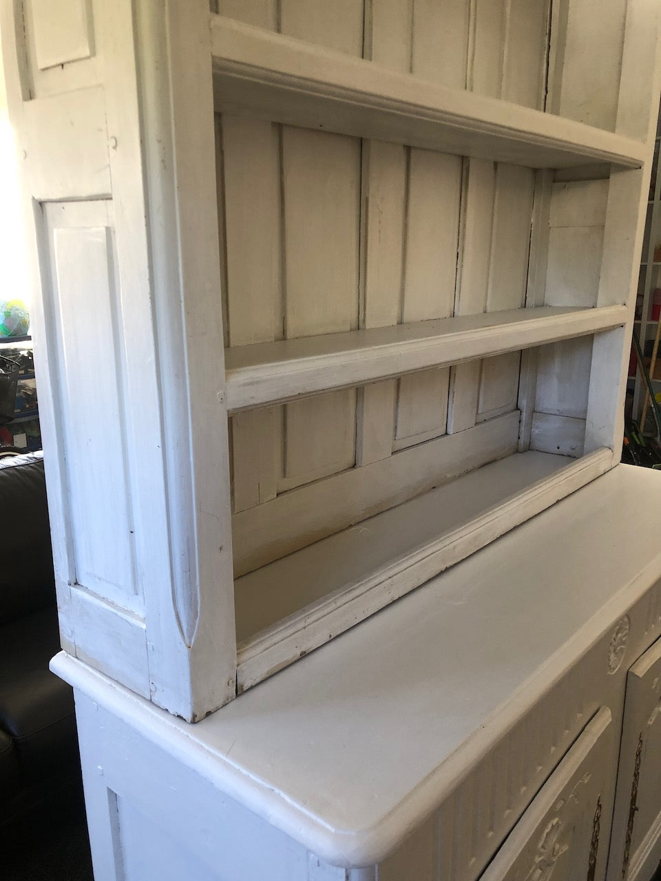 RD Antique French painted Buffet, rustique