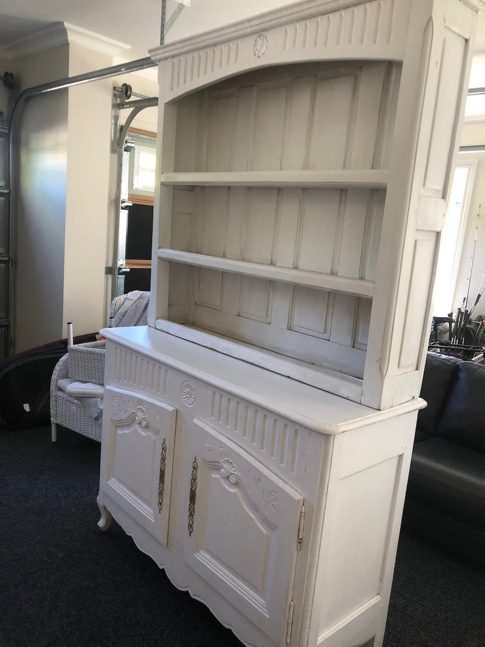 RD Antique French painted Buffet, rustique