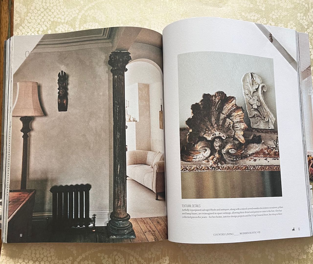 Modern rustic (shop display book,,nibbled on bottom right)