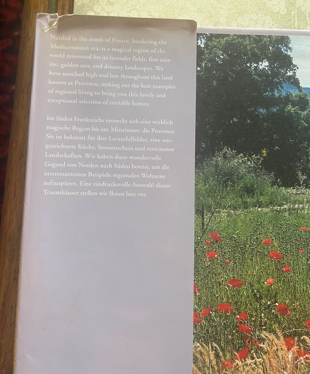 Living in Provence by Barbara & René Stoeltie (shop display, fair condition)