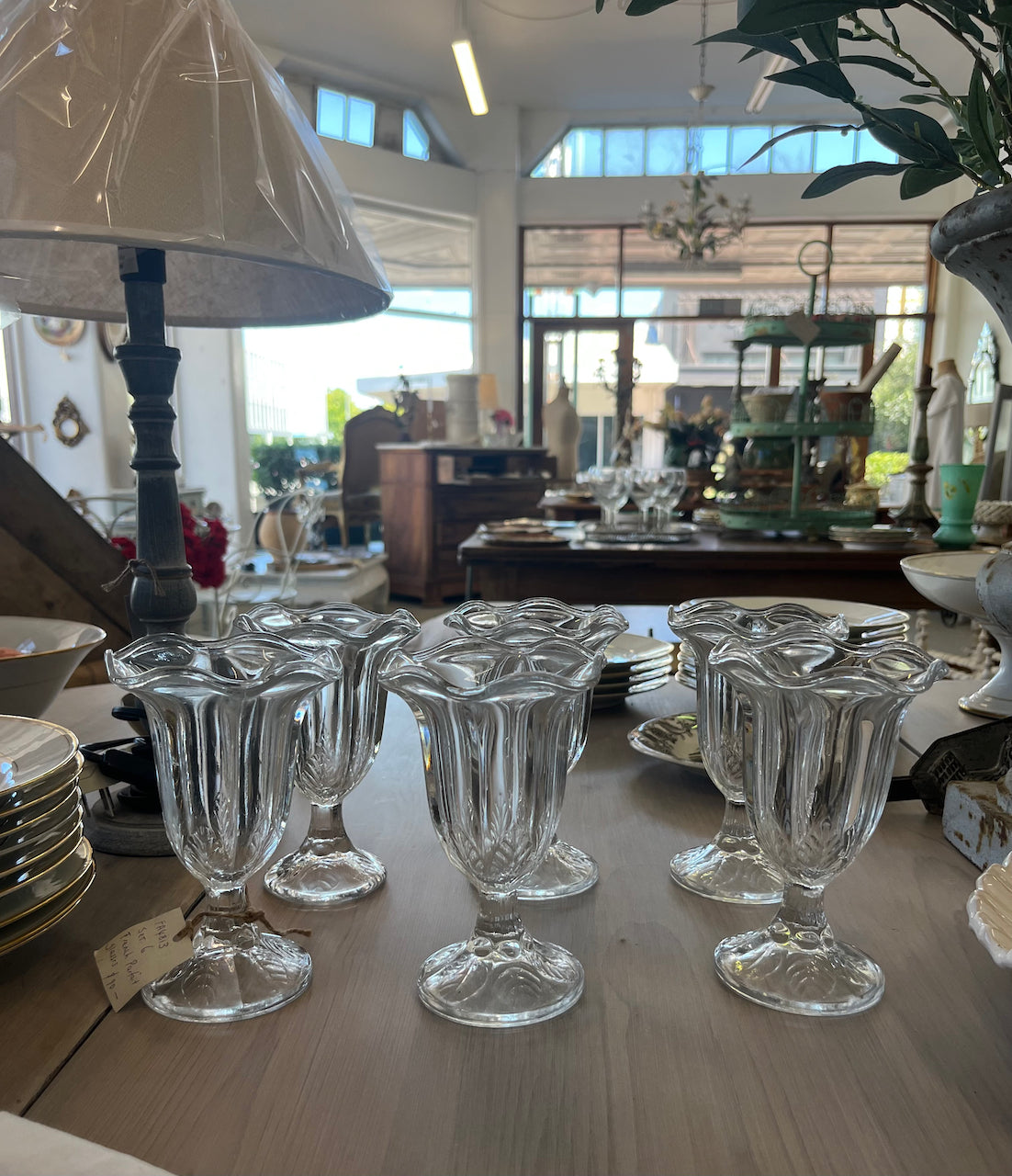 fa4813 Gorgeous Italian sundae glasses ( set of 6)
