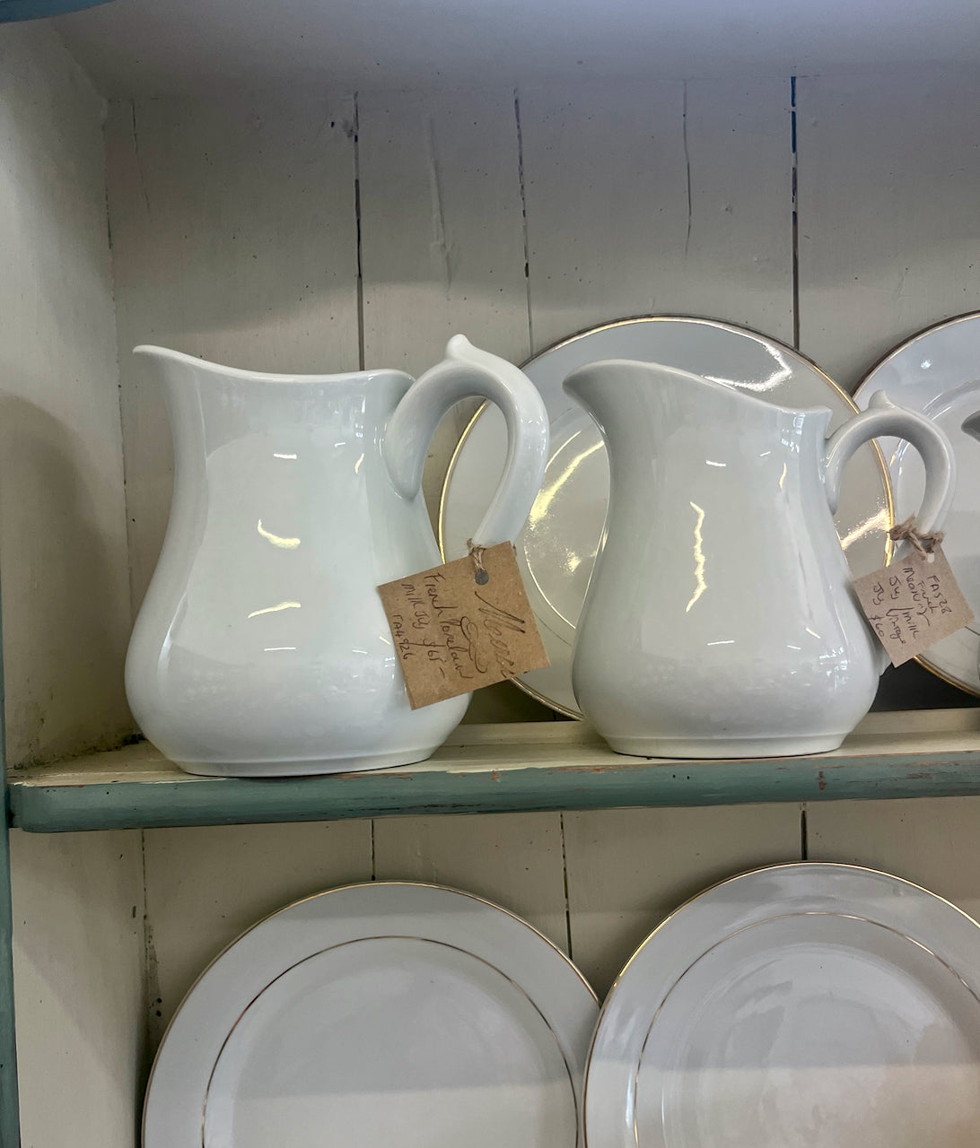 Fa4926 Gorgeous "porcelaine" French milk jug No 4