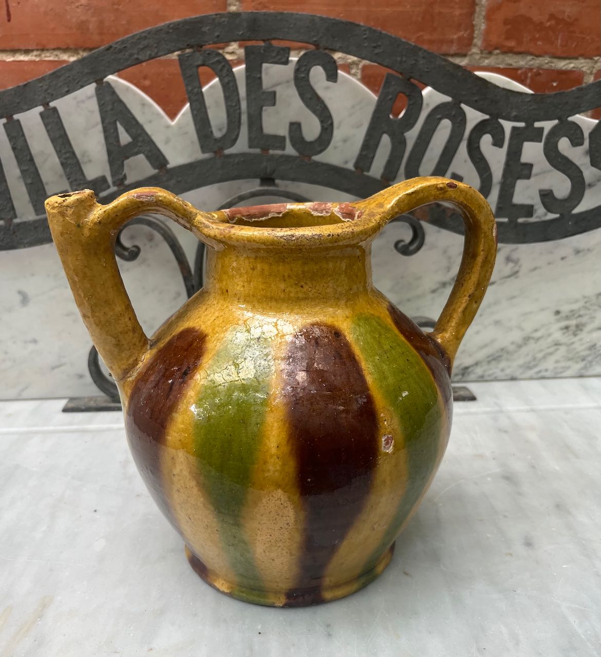 fa1001 French Antique water jug 19th century