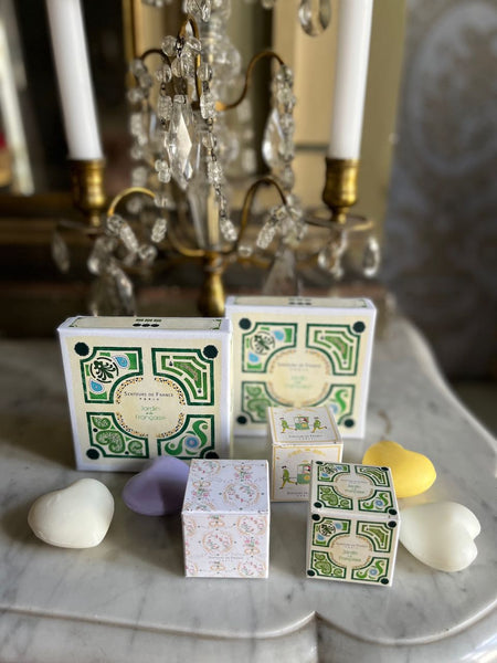 Sen04 Senteurs de France, Jardin de la Francaise, single heart boxed soap