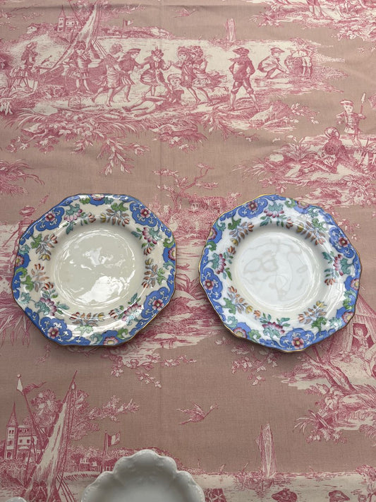 fa510 Beautiful bread and butter/cake plate, vintage (each)