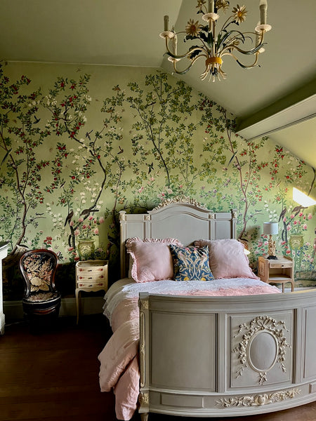 (Roses Room), French Antique/Brocante Tour 2024, Queen bed