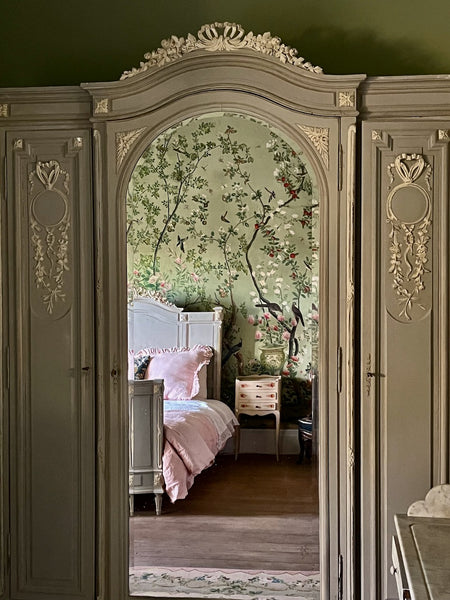 (Roses Room), French Antique/Brocante Tour 2024, Queen bed