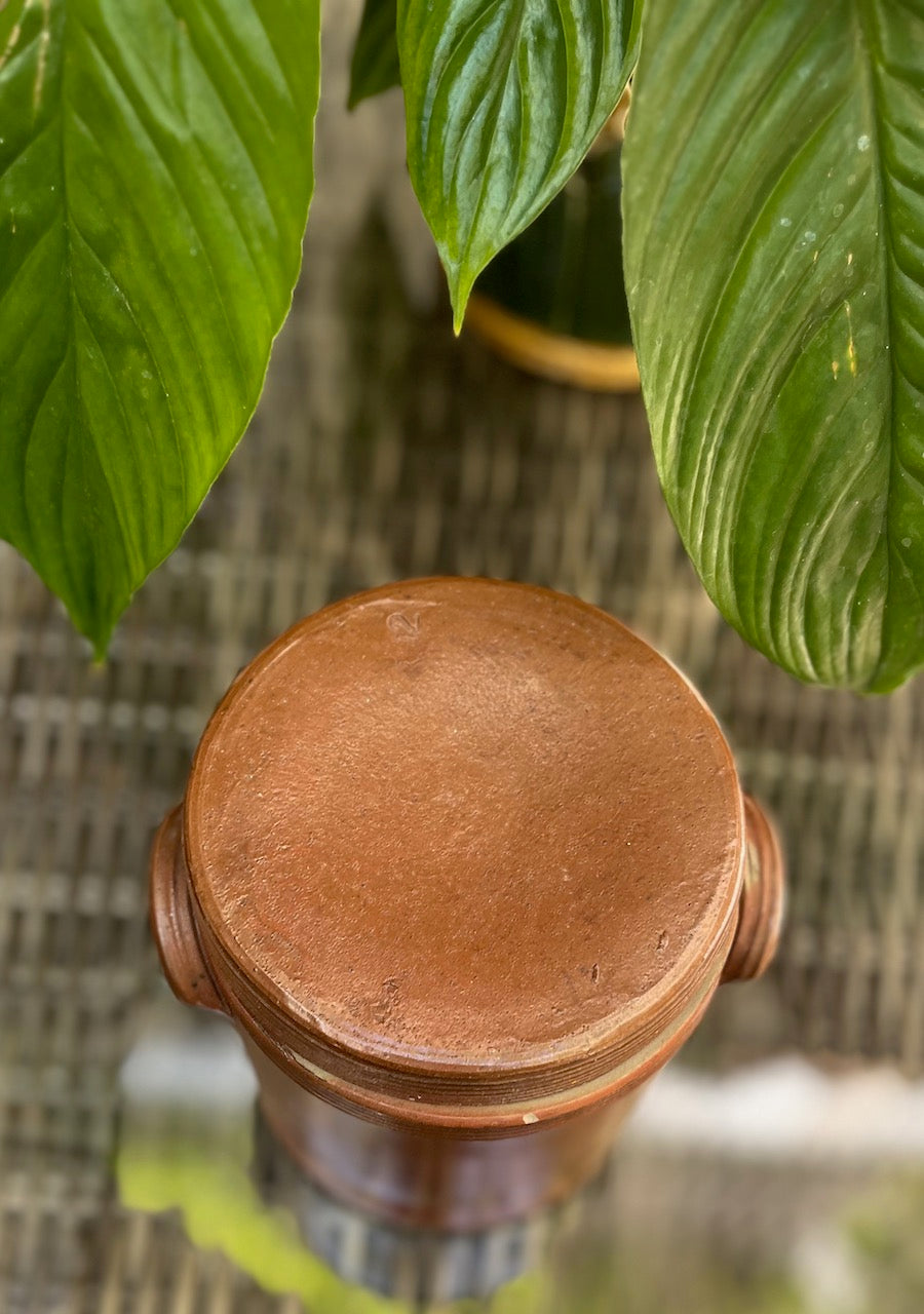 fa521 Stoneware container with lid