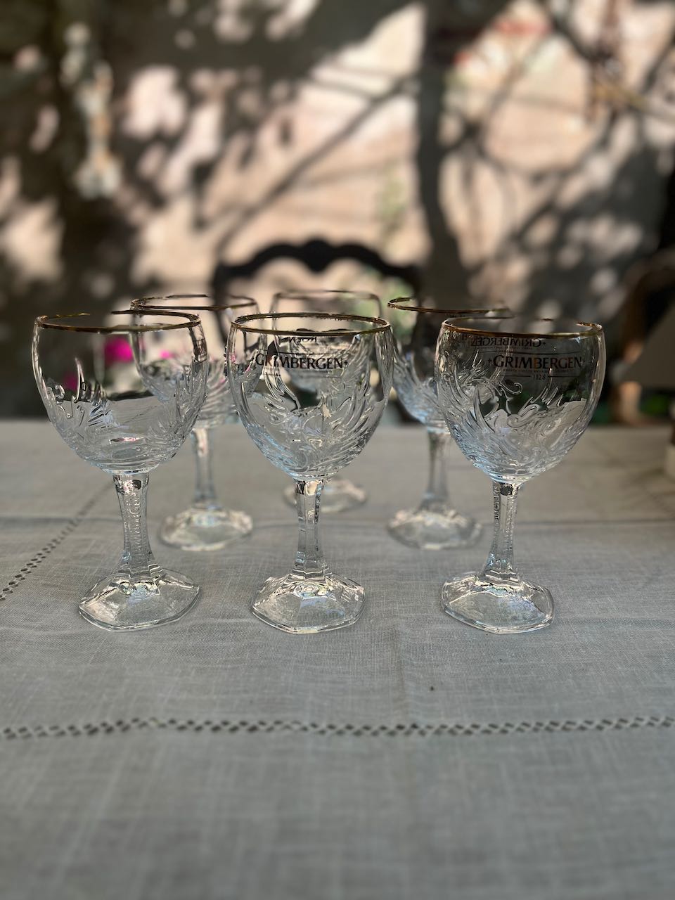 fa604 Belgium Phoenix Beer glass