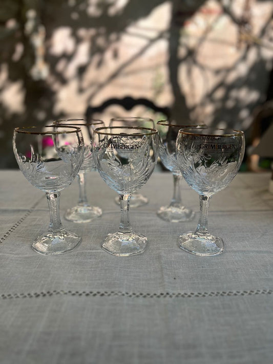 fa604 Belgium Phoenix Beer glass