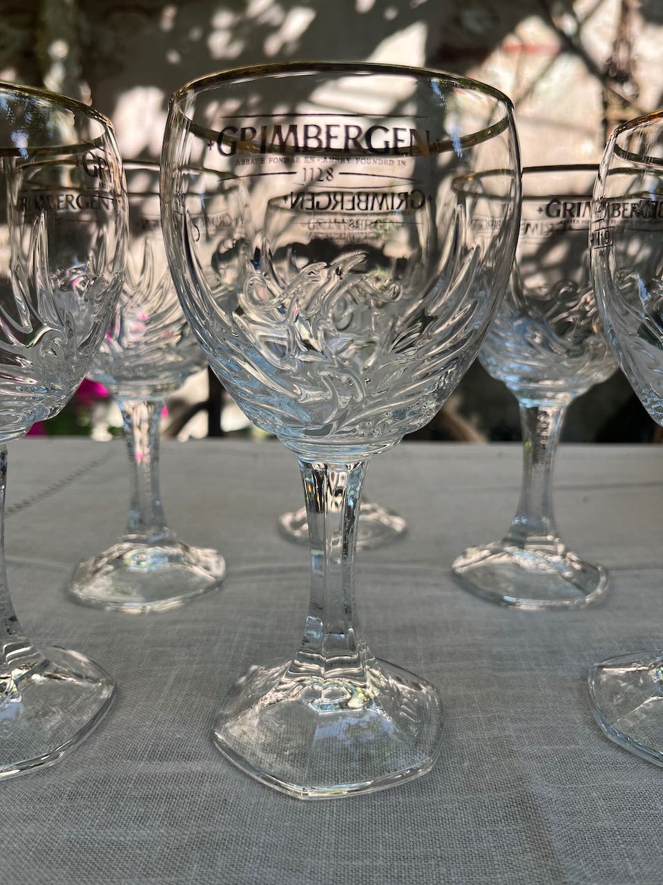 fa604 Belgium Phoenix Beer glass