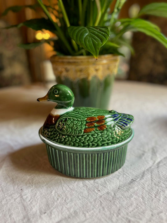 fa565 Small Green Duck turee for Pate