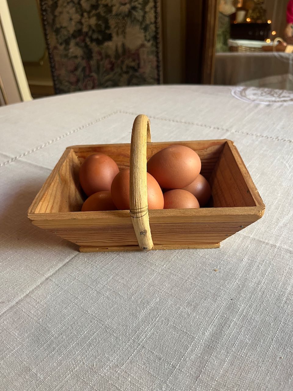 fa624  small wooden trug