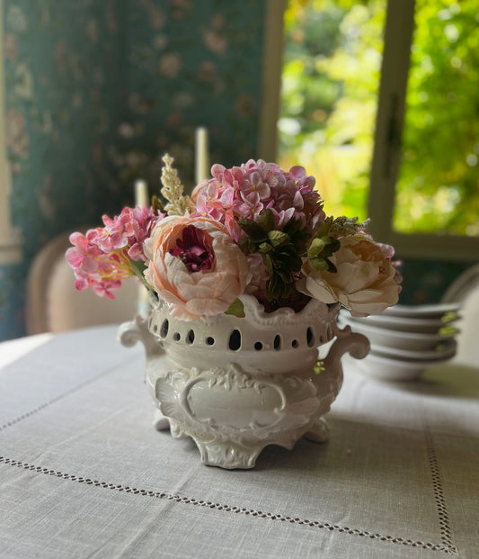 fa656 Italian vintage pot plant holder