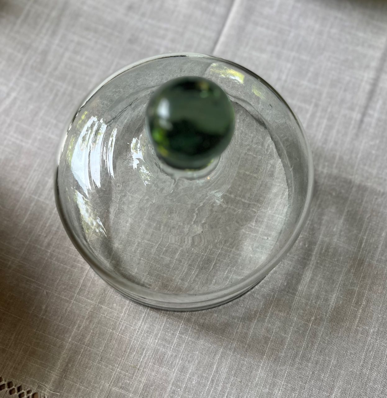 fa676 Small glass cloche