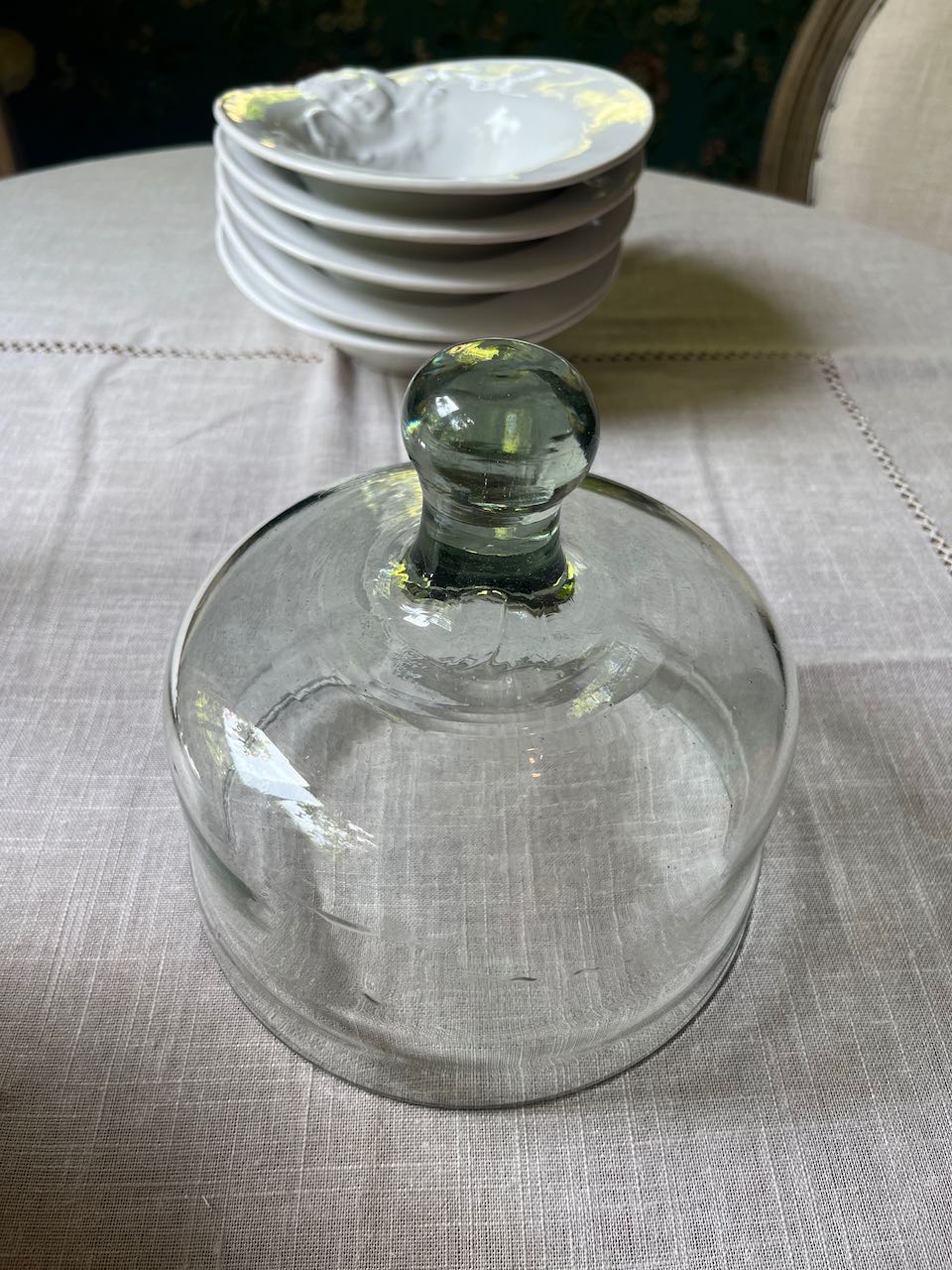 fa676 Small glass cloche