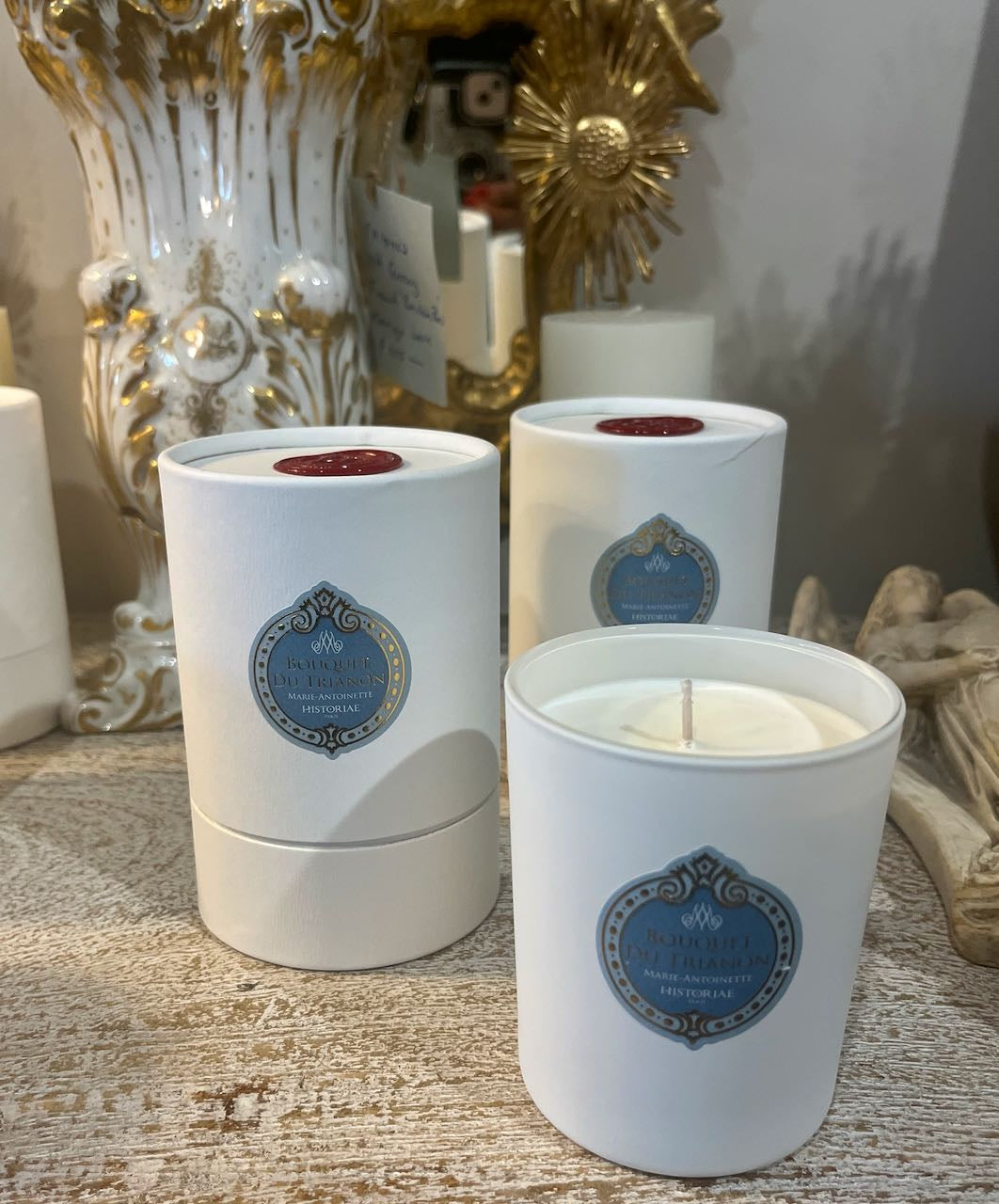 Hi03 BOUQUET DU TRIANON  candle, from Provence, France (LIMITED STOCK)