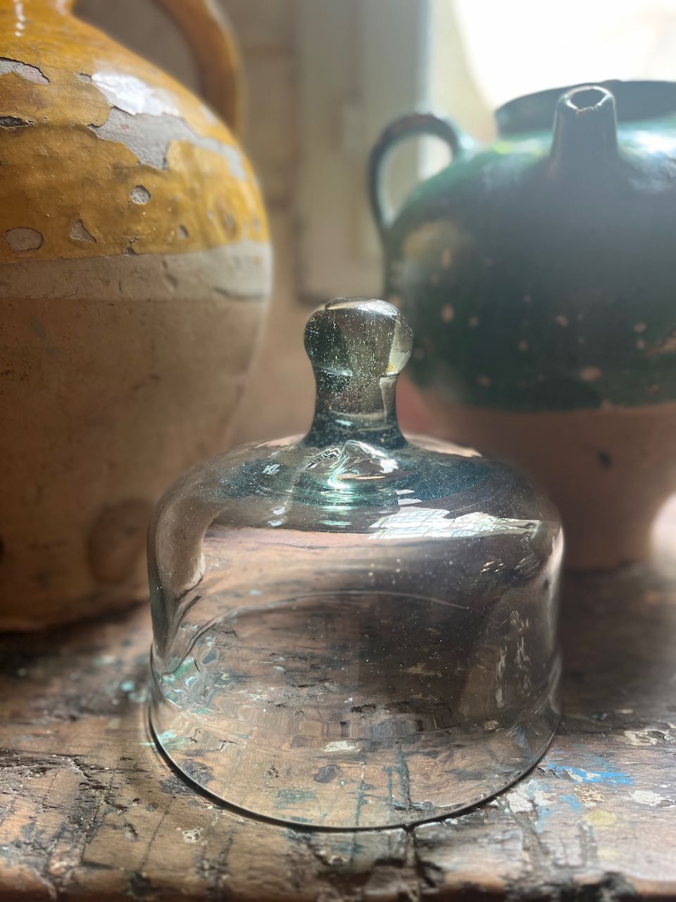 fa676 Small glass cloche