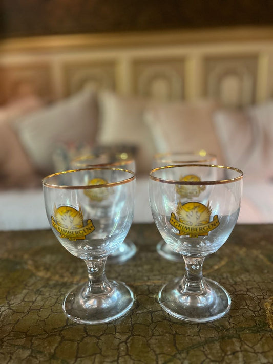 fa673 Beer glasses, grimbergen.each