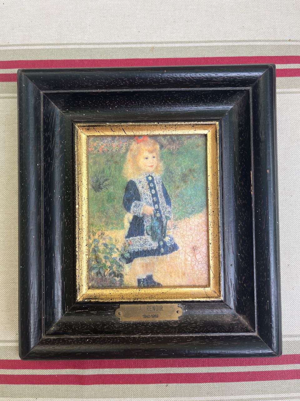 fa640 Small framed Renoir ( repro)