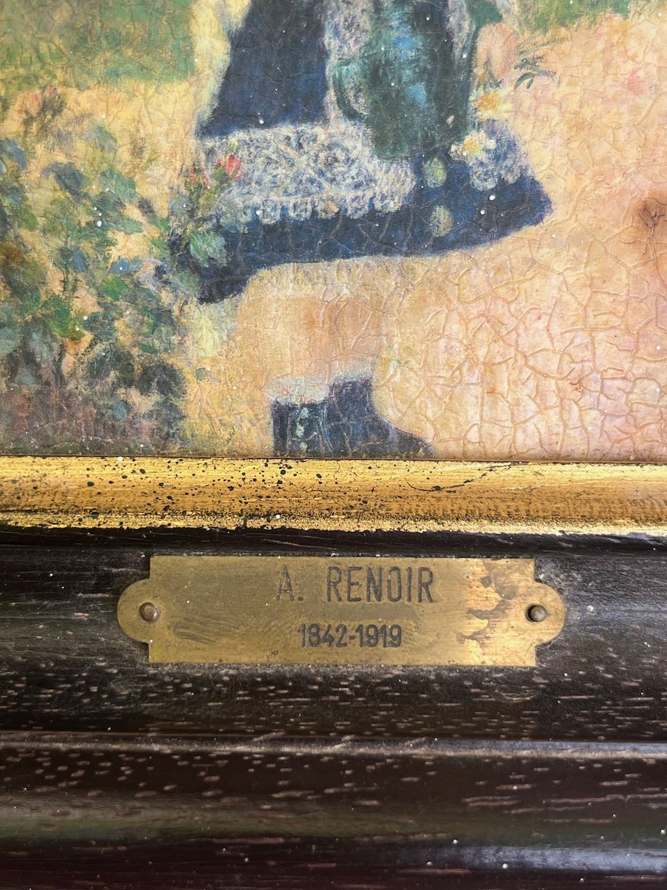 fa640 Small framed Renoir ( repro)