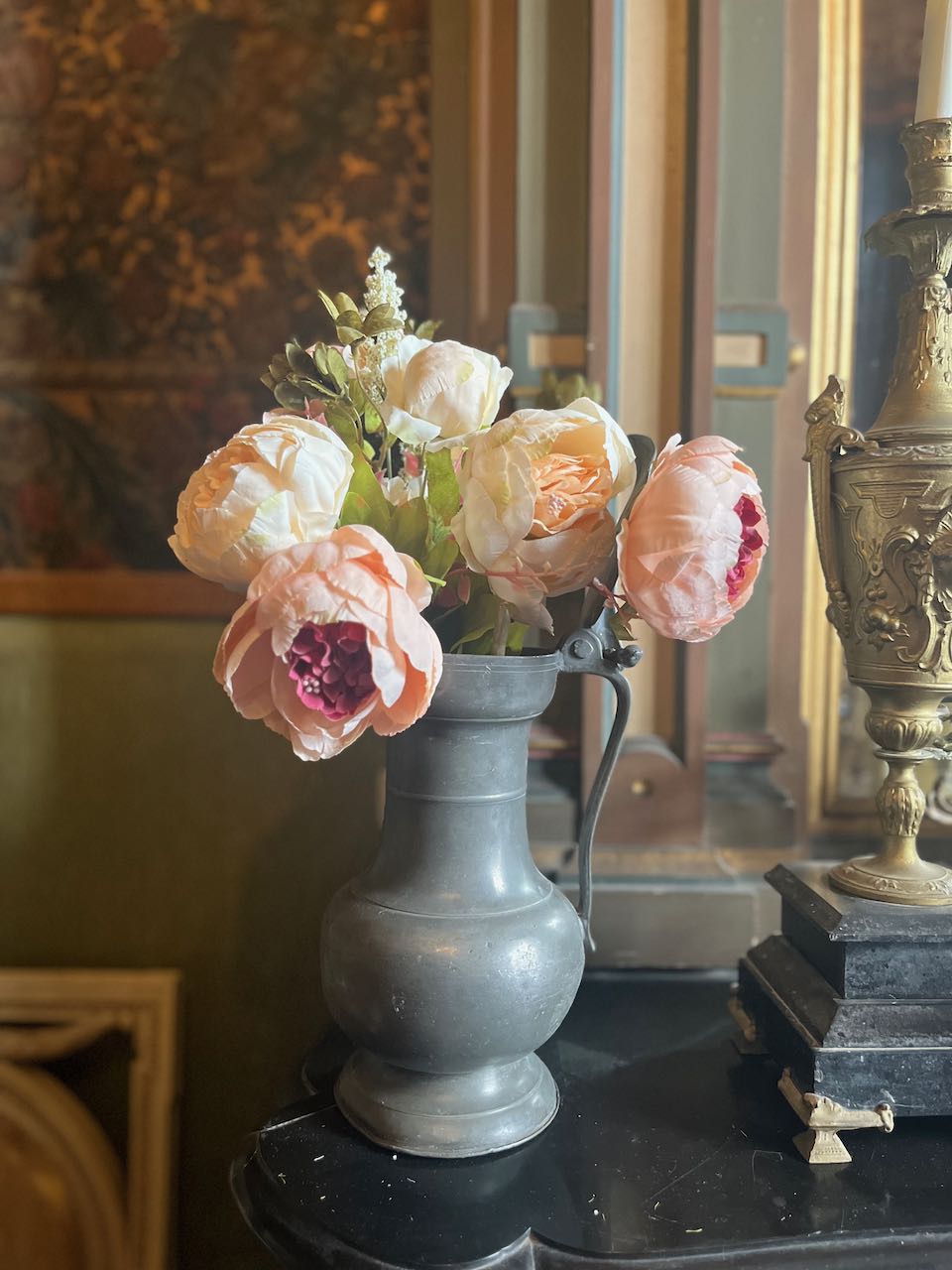 fa680 French Pewter jug from 1689