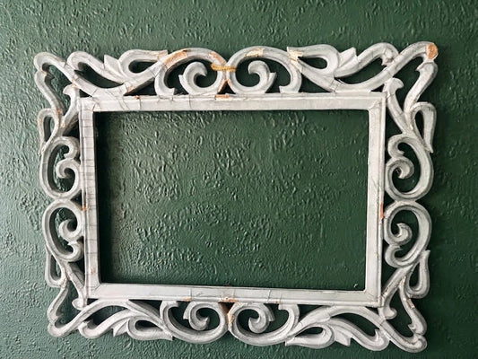 Wooden ornate vintage frame
