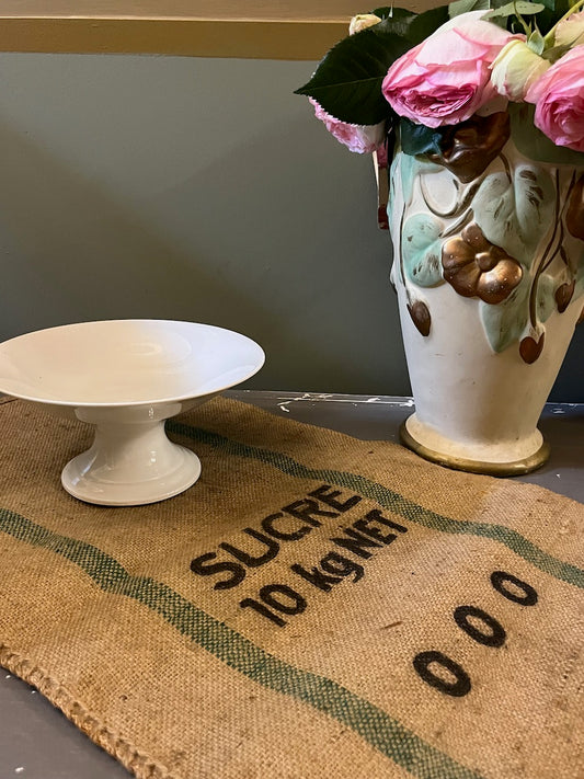 fa4549 Vintage french military sack, sucre (sugar)
