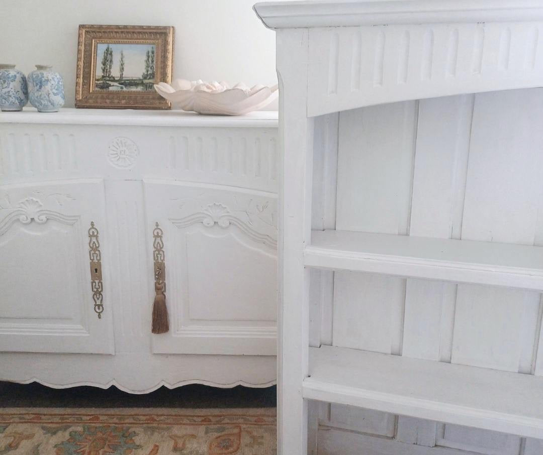 RD Antique French painted Buffet, rustique