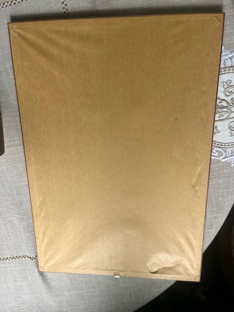 Cherub black and white print, Italian