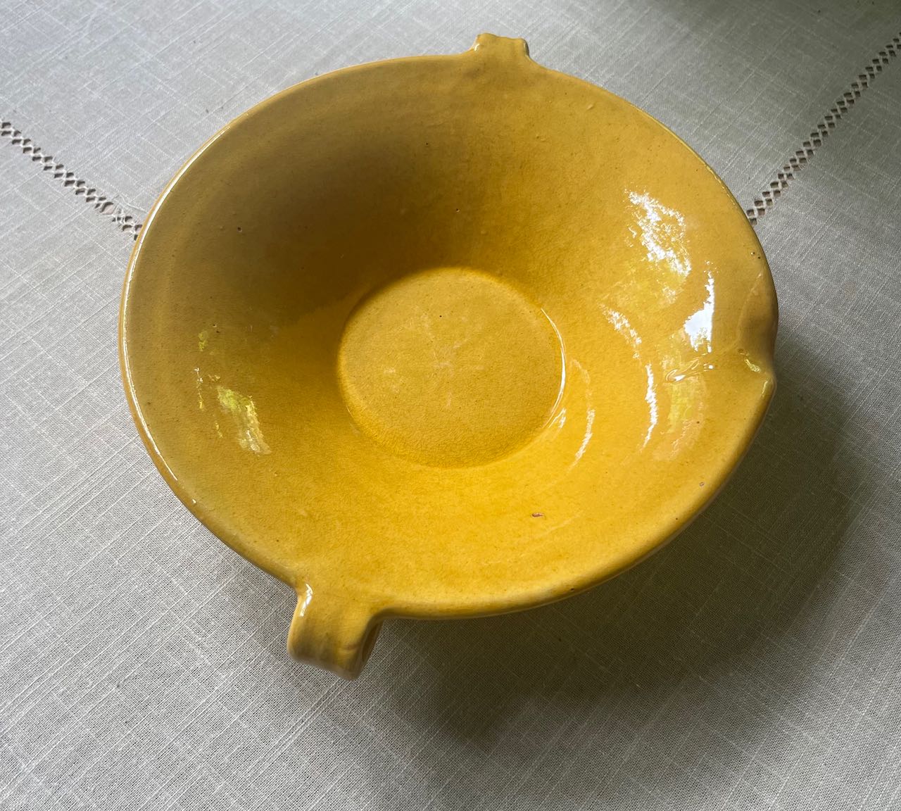 fa705 Gorgeous French salad bowl with handles