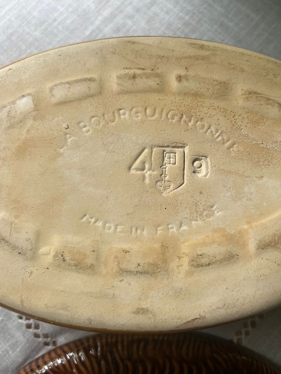 fa708 Rabbit Tureen, french vintage