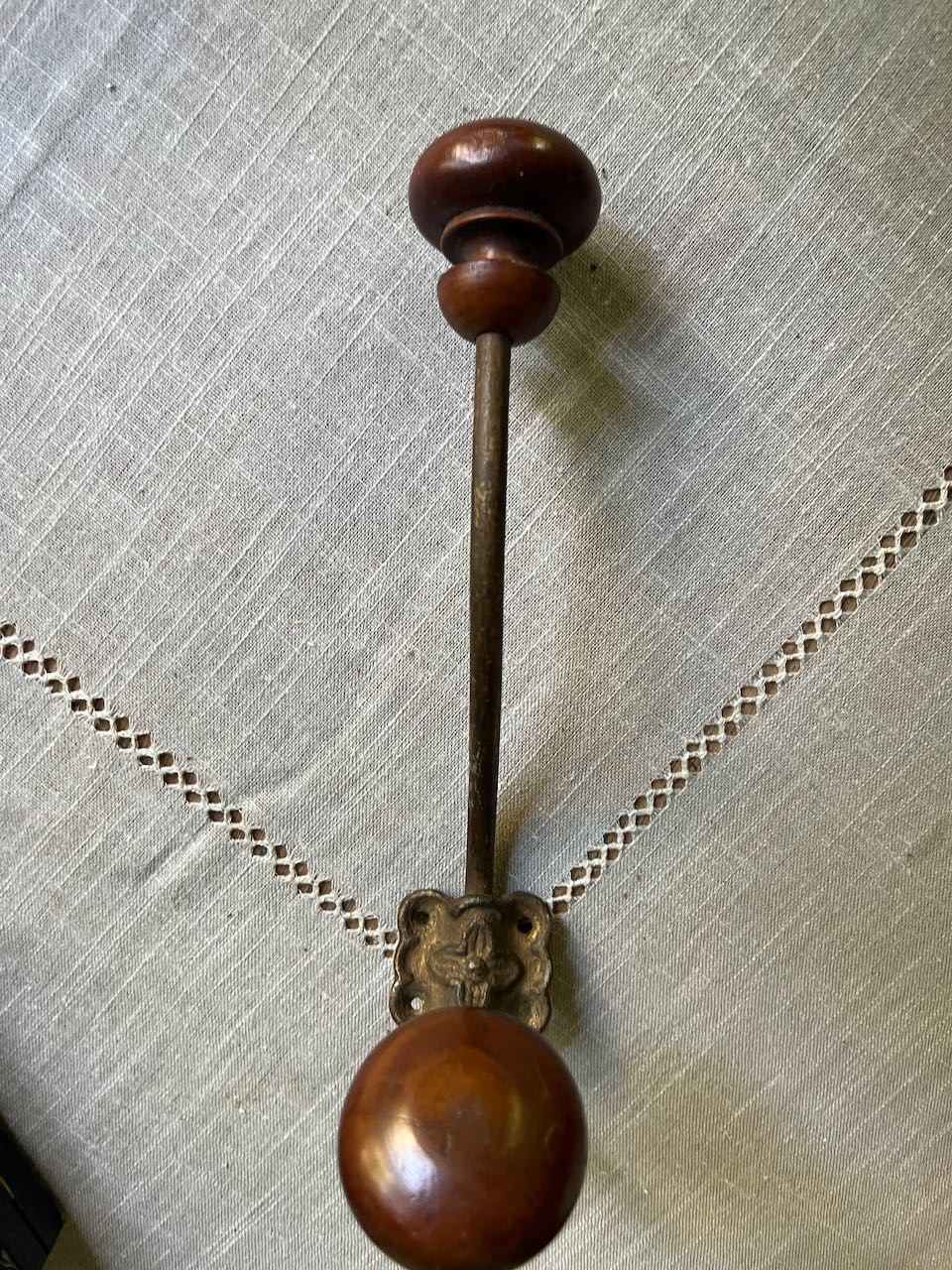 fa702 French antique double wall hook