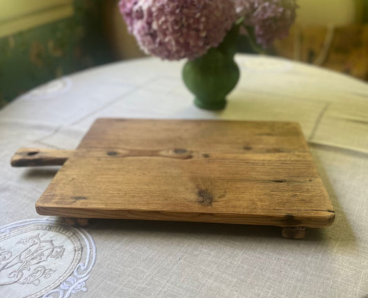 fa643 French antique chopping/bread board