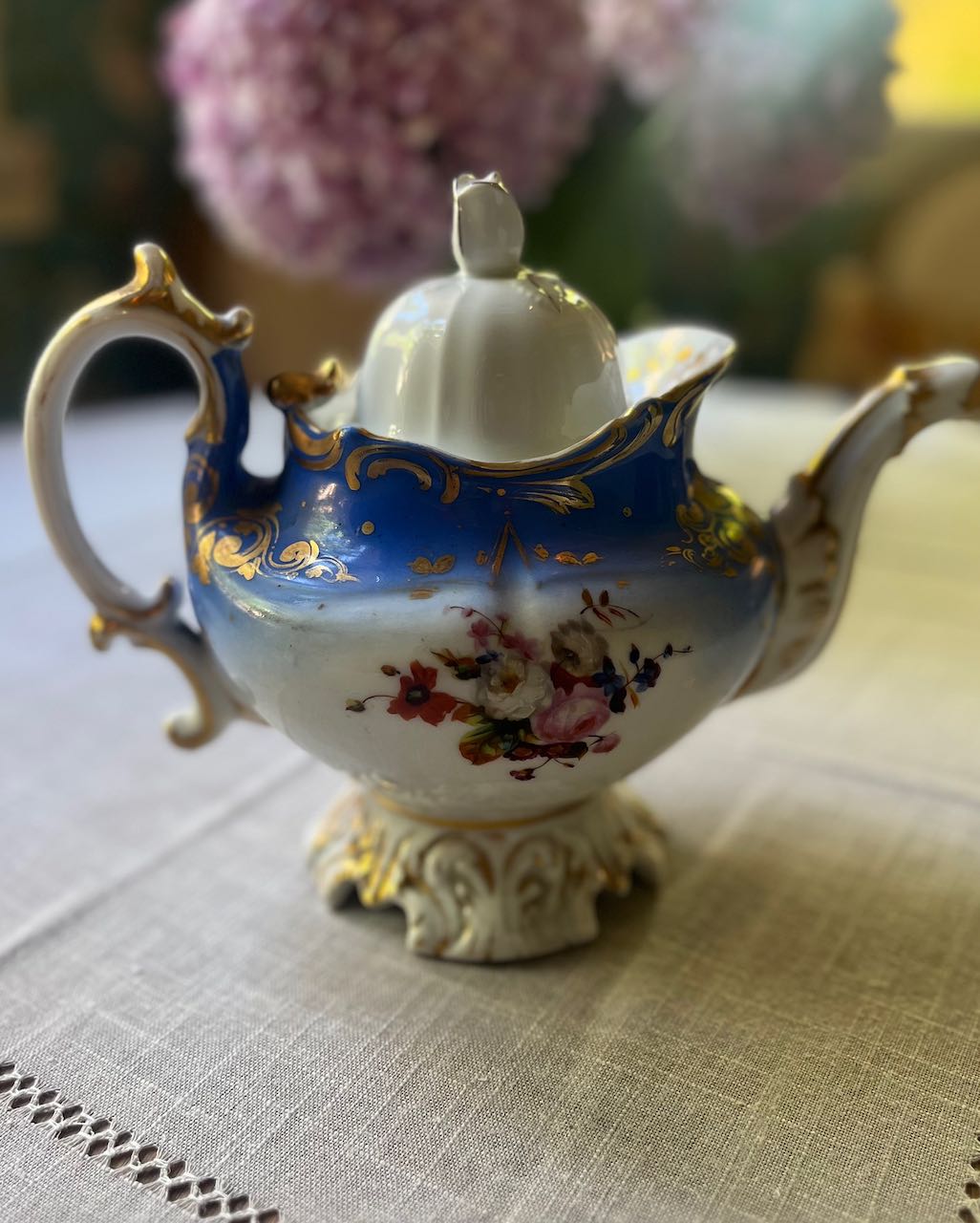 fa773 QuirkyFrench antique t-pot ,