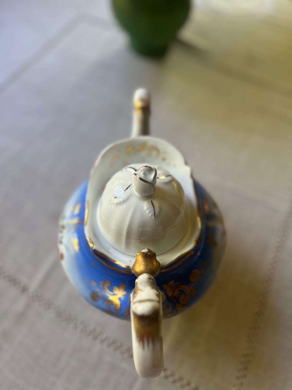 fa773 QuirkyFrench antique t-pot ,